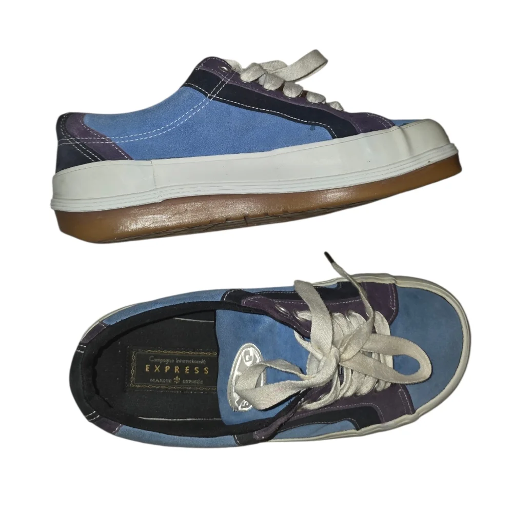 Express 90s Platform Colorblock Sneaker - Picture 5 of 10